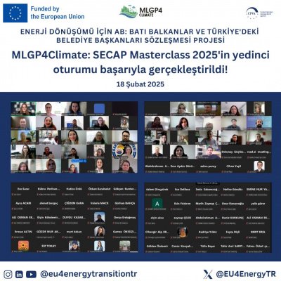 MLGP4Climate: SECAP Masterclass 2025 – 7. Hafta 200 Değerli Katılımcıyla Tamamlandı! 🌍